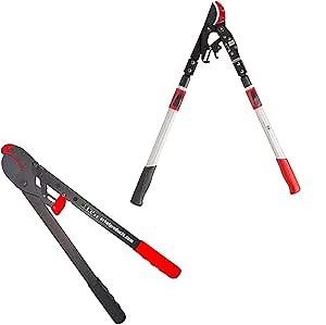 Spear & Jackson Kew Gardens Razorsharp Heavy Duty Telescopic Ratchet Anvil Loppers