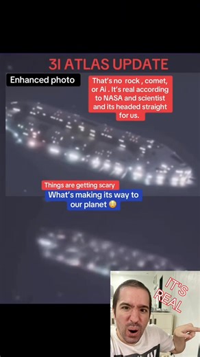 3.5K views · 48 reactions | 3I ATLAS CLOSE-UP SHOT OF UFO / UAP SPACESHIP COMET #3IATLAS #UFO #UAP #SPACE | Big Joe - Cheap Travels | Facebook