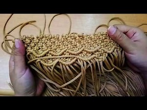Tutorial Membuat Tas Macrame Motif Sisik Ikan - Part II - By Kenes
