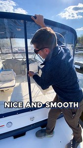 Spring Boating Tip: putting on eisenglass or plastic glass #boating #learntoboat #boatingtips #yourbridgetoboating #BOAT #lakehopatcong #highlandsnj #bridgemarina | Bridge Marina, Inc.