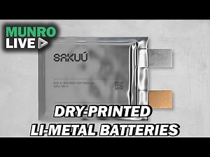 Sakuu's Dry-Printed Li-metal Batteries Hit 1,000 Cycles