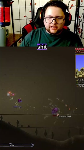 Masodeath Skeletron Terraria Calamity Fargos Souls Mod #terraria #gaming #live #livestream