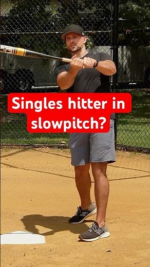 Approach in slowpitch as a contact hitter