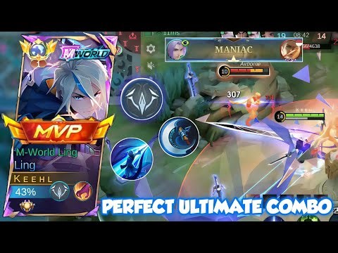 MANIAC! TOP GLOBAL LING DESTROY ALL ENEMY EASY IN SOLO RANK! MOBILE LEGENDS
