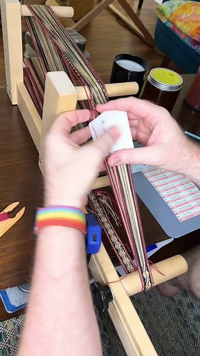 Tablet weave Celtic Dragon #weave #weaving #weaver #weaversoftiktok #weavingtiktok #tabletweaving #woven #menwhoweave #ancientcrafts #handmade #shuttle #weavertok #custom #cottagecore #cottagecoreaesthetic #art #artistsoftiktok #artist #tablet #thread #threads #inkleloom #schacht