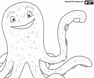 The octopus Stretch of Toy Story coloring page printable game