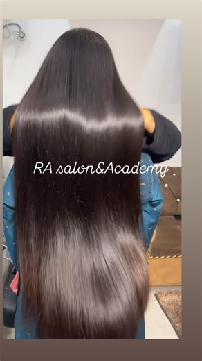 R.A official Salon& Academy on Instagram: "smoothning#silky #rebonding #smothningkeratin❤️#beautiful #lucknow RA salon&Academy"