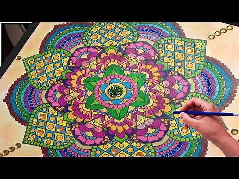 Comment colorier un mandala , zen thérapie assurée !