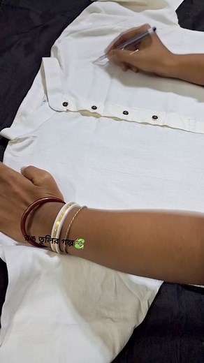 298K views · 2.5K reactions | Fabric painting on punjabi懶 . . #fabricpainting #alpona #kalkadesign #facebookviral #fbreelsfypシ゚ | রঙ তুলির গল্প | Facebook