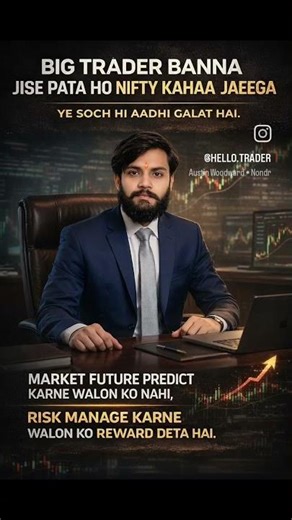 “Big Trader Prediction Nahi, Risk Manage Karta Hai”