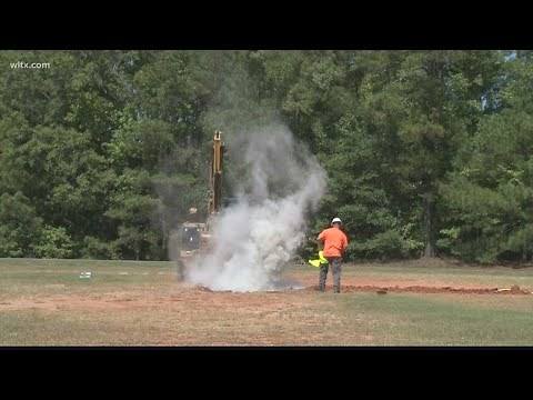 Dominion shows what happens in a gas line break