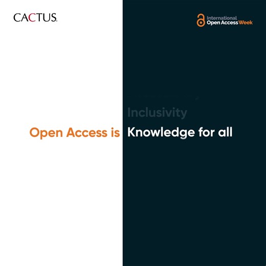 Open Access has transformed the scholarly publishing landscape, sparking discussions and initiatives to promote accessibility, inclusivity, and knowledge for all. Now, #OpenAccessWeek2023 shines a spotlight on the power of community inequitable knowledge sharing. Are you ready to be a part of it? Don't miss out—Only 3 days to go! Sign up now: https://bit.ly/45gIPyY #OAWeek #OAWeek2023 #OpenAccess #OpenScience #AcademicPublishing | Cactus Communications | Facebook