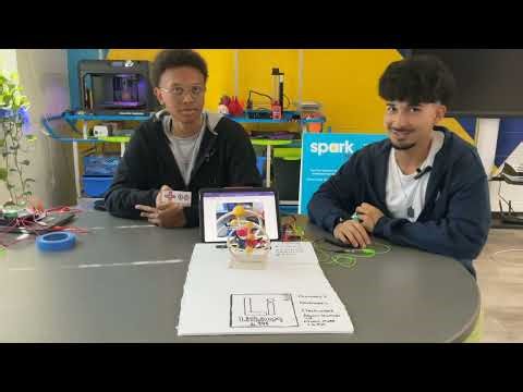 Makey Makerspace Atomic Structure of Lithium w/ Jeremiah & Camilo!