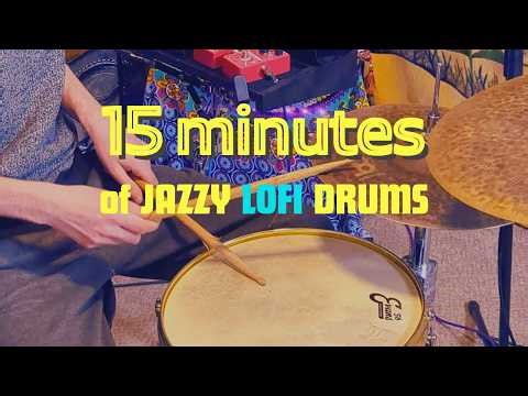 15 Minutes of REAL Lofi Drums // Dr. Sweatpants Drum Studio