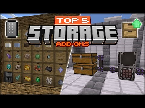 Top 5 Storage Addons Minecraft PE (MCPE) Minecraft Bedrock Mods