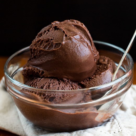 Chocolate Sorbet Recipe - Chocolate Covered Katie