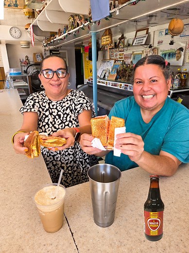 551K views · 13K reactions | 78 Años  Hamburgers Guisao Boricua ️ Cafeteria Antigua Estilo Diner ❤️ El Sandwich Cuadrao y hasta Black Out con Malta !! | Puerto Rico desde el Aire | Facebook