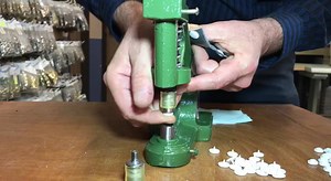 How to apply plastic snaps using our press machines https://goldstartool.com/Plastic-Snap-Buttons.html | GoldStar Tool