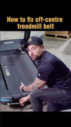 How to fix off-centre treadmill belt