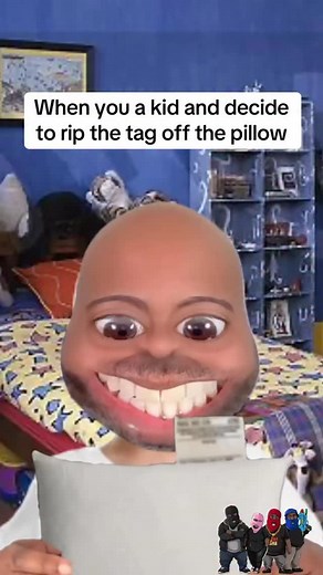24K views · 3.3K reactions | When you are a kid and decide to rip the pillow tag off #explorepage #foryoupage #skit | Olefunnyazzp | Facebook
