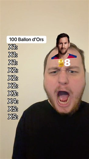 100 Ballon d’Ors Challenge #shorts