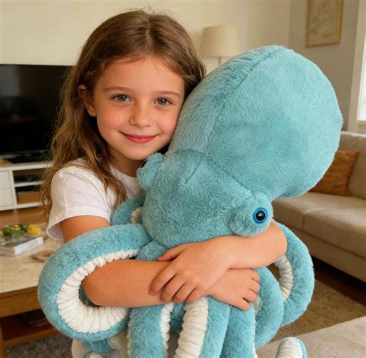 Large Cuddly Octopus Plush – 36 Inch Soft Huggable Friend -blue - Thoughtful Gift Idea - Etsy