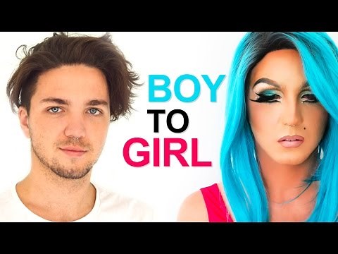Drag Queen Makeup - Boy to Girl Transformation