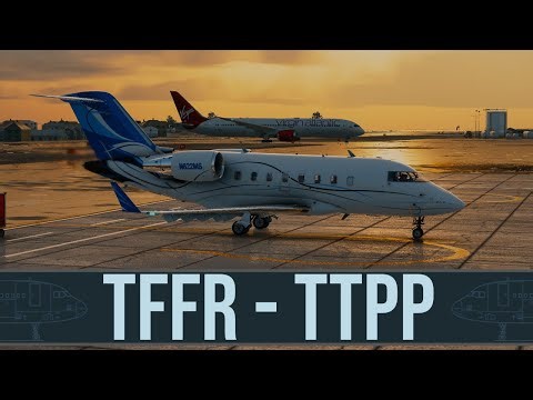 🔴 TFFR ➜ TNCM ➜ TTPP | X-Plane 12 Challenger | VFR + VOR Nav + Shared Cockpit!