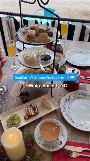 Alison Wojnarowski on Instagram: "Looking for Afternoon Tea in The Triangle?! 🫖 @sugarmagnoliacafe has you covered 👏 You can reserve a high tea experience (with a southern twist) and it makes for the perfect afternoon out! Great for date-days, to do with your kids, or as a get together with friends! You’ll notify them when making your reservation all about your dietary restrictions, and from there you’ll select your sandwich options. Once you arrive, you’ll have plenty of tea selections to cho