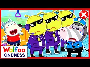 Don’t Save Seats! | Wolfoo Learns Public Transport Etiquette | Wolfoo Kindness | Wolfoo Play & Learn