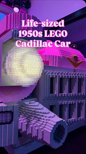 I still can’t believe I got to sit in this amazing car made out of LEGO! Here’s a closer look at the life sized LEGO 1950s Cadillac, built from over 418,000 bricks. This same car was driven by Terry Crews as he chauffeured Max Verstappen, Lando Norris and George Russell to the podium at the Las Vegas GP! Thank you @lego for taking me to the F1 Las Vegas Grand Prix! #lego #f1 #lasvegasgp #cadillac | Jean’s Version