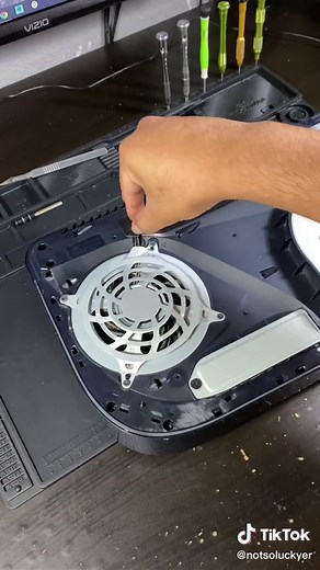 PS5 Cleaning is actually really simple and doesn’t void warranty! #ps5 #playstation #playstation5 #warzone #callofduty #apexlegends #fortnite #techtok