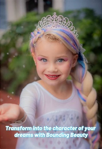 Our Elsa Bounding Braid Plus look😍 Don’t forget all colors are customizable and can be chosen by you! #elsamakeup #disneybound #characterbound #disneymakeup #frozenelsa