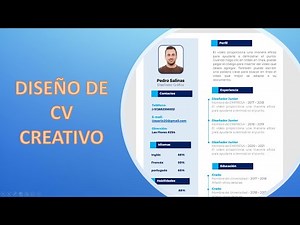 Diseño de CV creativo en Microsoft Word (2022)