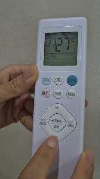 Instructions for using the Casper air conditioner remote control #shorts #viral #trend