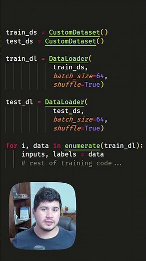 How to load data with Datasets and Dataloaders | Pytorch Learning #1