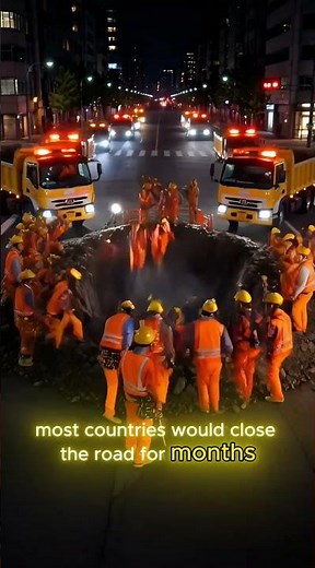 Japan Fixed a Massive Sinkhole in Just 48 Hours — Here's How ⚡