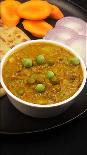 10 mins Dinner Recipe | Instant Dinner Ideas | Best Side Dish for Chapati |Peas Potato Masala Recipe