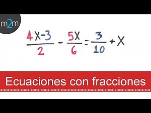 Linear equations with fractions │ transposition