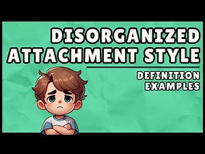 Disorganized Attachment Style (5 Minute Easy Explanation)