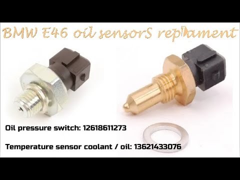 E36 & E46 vlog #91OIL SENSORS (BMW E46 Oil Pressure & Coulant + Oil Temperature Replacement).