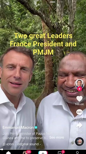 WORD FROM THE FRANCE PRESIDENT.. | PNG Happenings Today