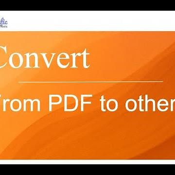 Convert From PDF To