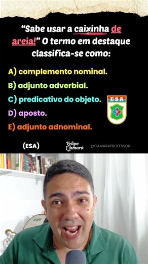 ESA - Adjunto adnominal x Complemento Nominal