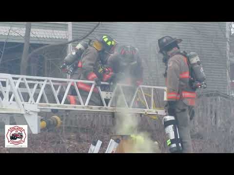 Old Town ME FD Chimney Fire Training 