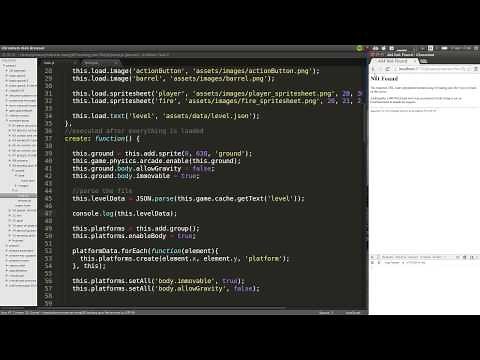 How to Load Level Data from JSON Files in Phaser - HTML5 Game Development Tutorial