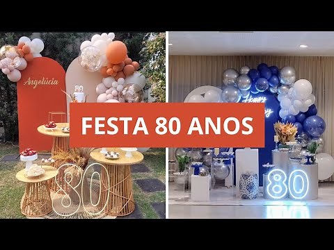 80TH BIRTHDAY PARTY - 10 Decoration Ideas