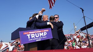 Trump shot in the ear in assassination attempt at Pennsylvania rally