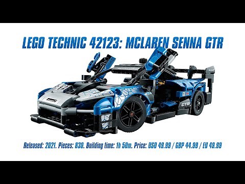 LEGO Technic 42123: McLaren Senna GTR: In-depth Review, Speed Build & Parts List