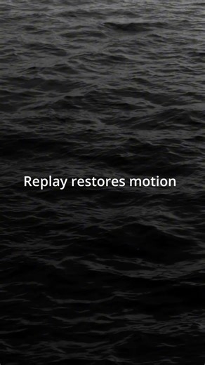 You decided — then replay started